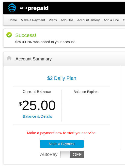 AT&T PayAsYouGo Plans Activation Tutorial Lyroma